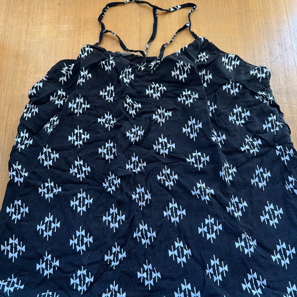 No Boundaries Print Halter Tank Top